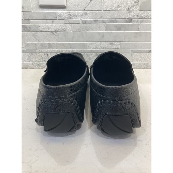 GUESS Men's Alai Moc Toe Slip On Driving Loafers Size 12 WORN 1 TIME! - Picture 4 of 5